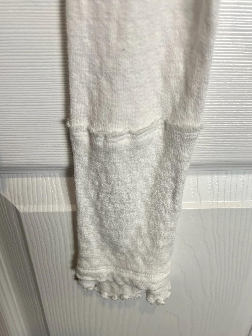 We the free white Sarah pointelle turtle neck size medium - Picture 5 of 9